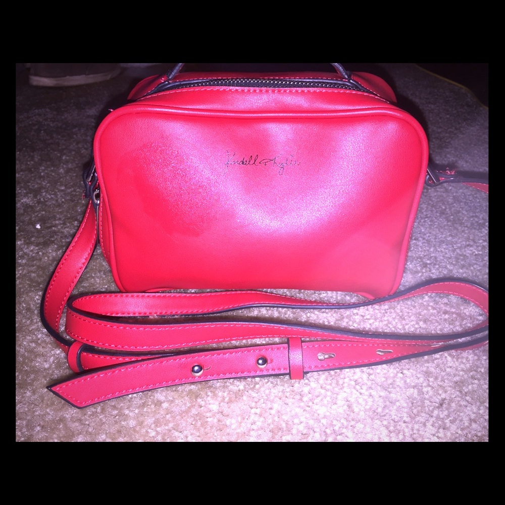 Red Kendall and Kylie cross body purse